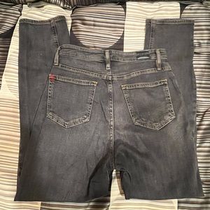 BDG Urban Outfitters Girlfriend High Rise Jeans Washed Black Sz 28